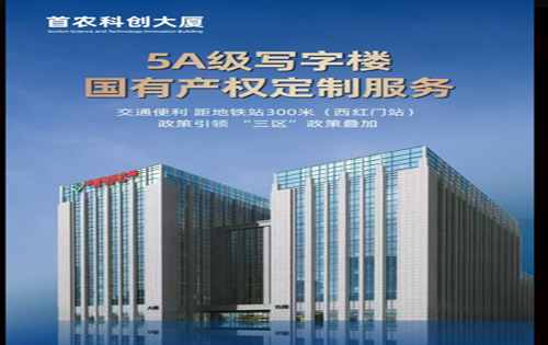 首农科创大厦双座效果图